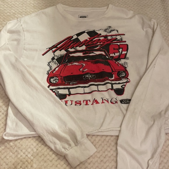 Tilly’s Ford Mustang long sleeve vintage crop - Picture 2 of 5